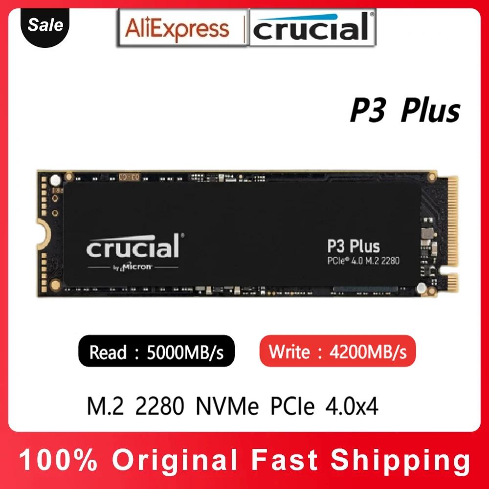 Crucial  ָ Ʈ ̺, Ʈ ũž PC ǻͿ, 500GB, 1TB, 2TB, 4TB, 2280 PCIe 4.0, NVMe M.2